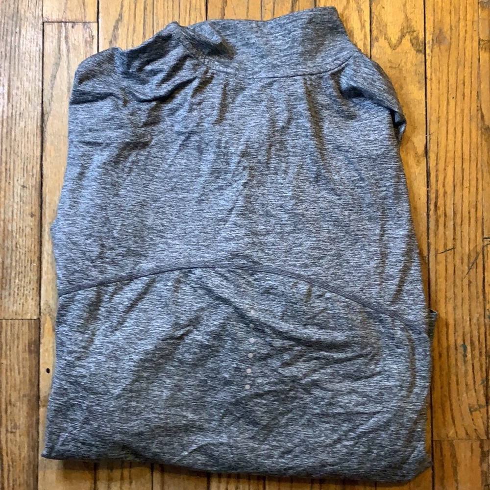 Gray Nike Dri Fit Pull Over SZ L - Picture 7 of 7